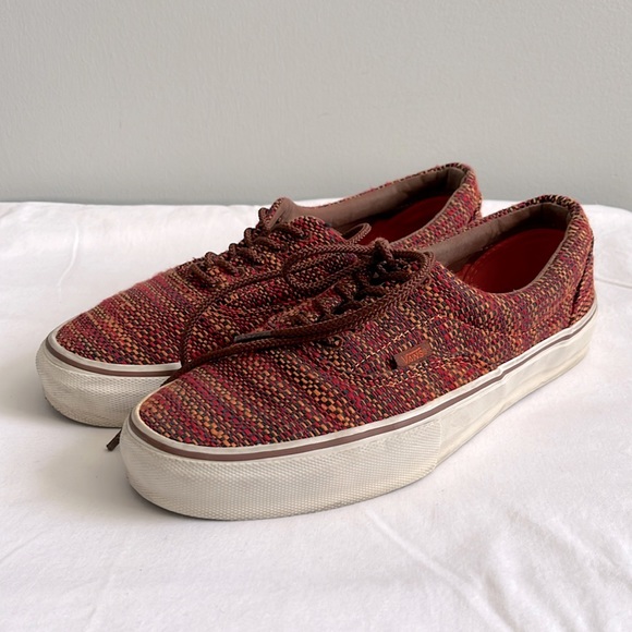 Vans Other - Prima Visione x Vans limited edition red orange woven lace up sneakers